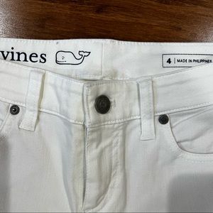 Vineyard Vines White Jeans Size 4